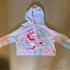 Cute Bat Crop Sweatshirt